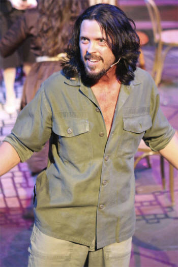 John Sparger as Che in New Line Theatre's EVITA