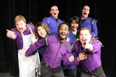 The cast of New Line Theatre's "Return to the Forbidden Planet," 2009. Photo credit: Jill Ritter